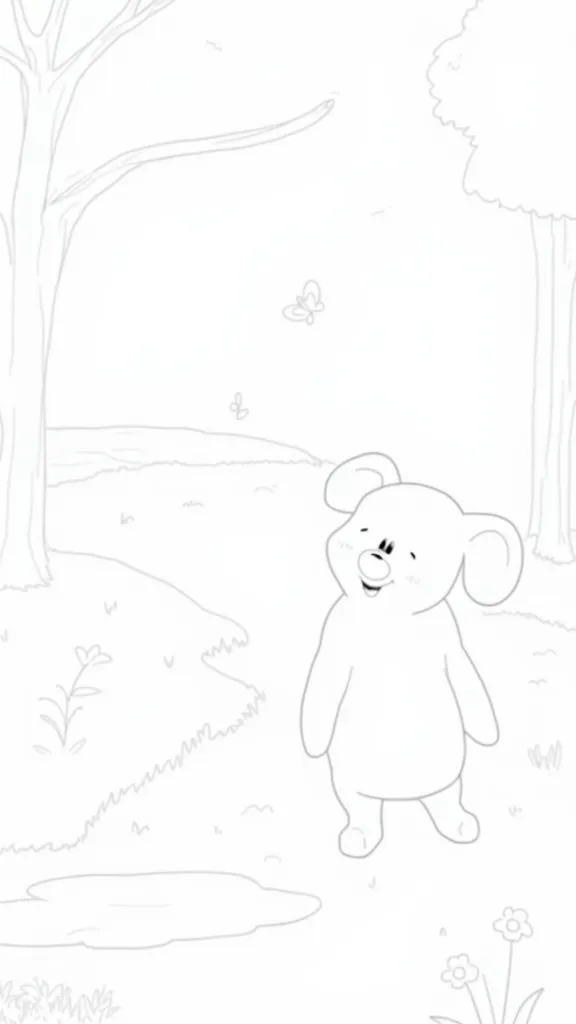 Piglet de Winnie the Pooh Coloring Pages